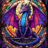 Studio Art Diamond Painting Full Coverage "Mystic Dragon" (40cm x 40cm) Simple Studio Art