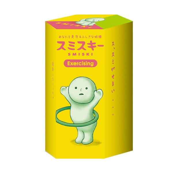 Smiski Exercising Series Collectible Glow in the Dark Figurine Blind Box (1pc) Simple Smiski
