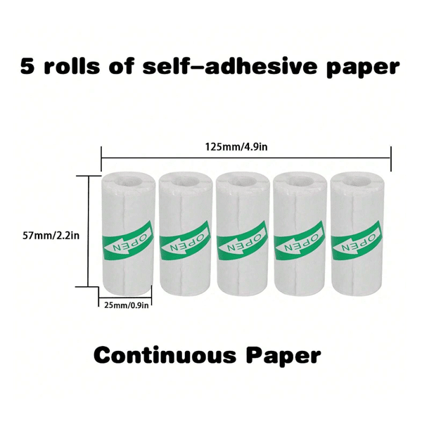 GearWaves: Mini Printer Paper Refills 10PK Simple Showcase