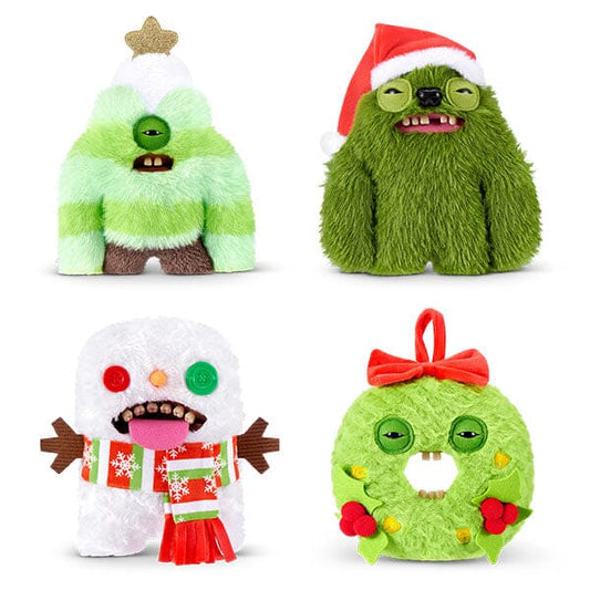 Fuggler Festive Fuggs Series 2 Collectible 9" Christmas Plush Toy Blind Box (1pc) Simple Fuggler