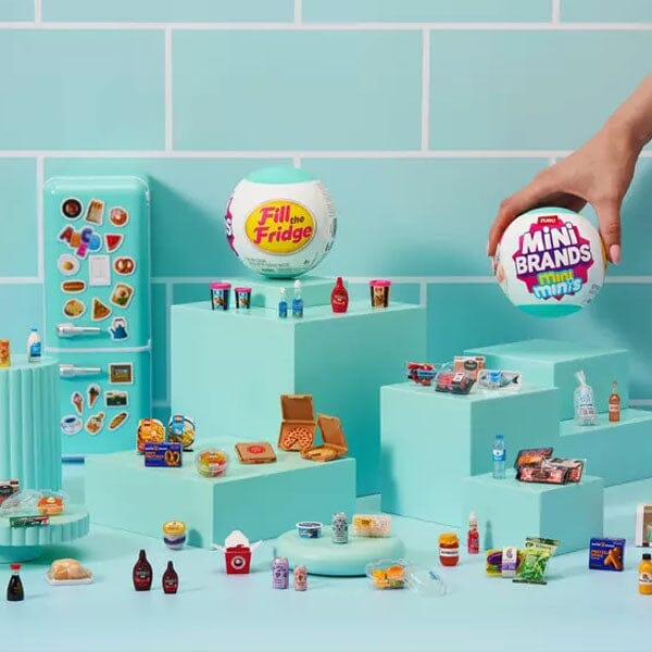 ZURU 5 Surprise Mini Brands Fill The Fridge Series 1 Collectible Capsule Simple ZURU