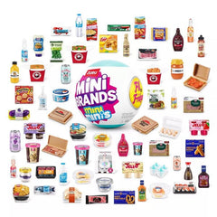 ZURU 5 Surprise Mini Brands Fill The Fridge Series 1 Collectible Capsule Simple ZURU