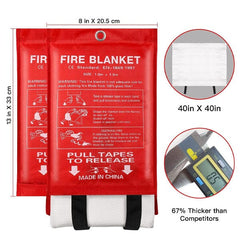 Emergency Fibreglass Certified Fire Blanket (1pc) Simple Showcase