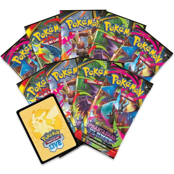 Pokémon TCG: Mega Evolution ME02 Phantasmal Flames Elite Trainer Box Simple Pokémon
