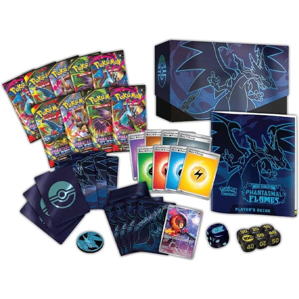 Pokémon TCG: Mega Evolution ME02 Phantasmal Flames Elite Trainer Box Simple Pokémon