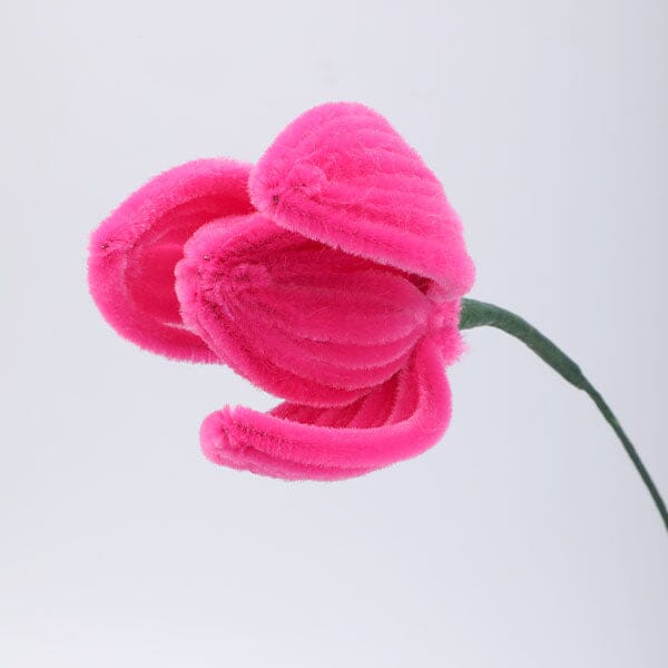 Studio Art DIY Chenille Flower Bouquet Craft Kit (206pc) Simple Studio Art