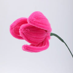 Studio Art DIY Chenille Flower Bouquet Craft Kit (206pc) Simple Studio Art