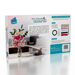 Studio Art DIY Chenille Flower Bouquet Craft Kit (206pc) Simple Studio Art