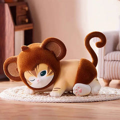 MINISO x Mofusand: Fluffy Party Series Flocked Collectible Figurine Blind Box (1pc) Simple MINISO