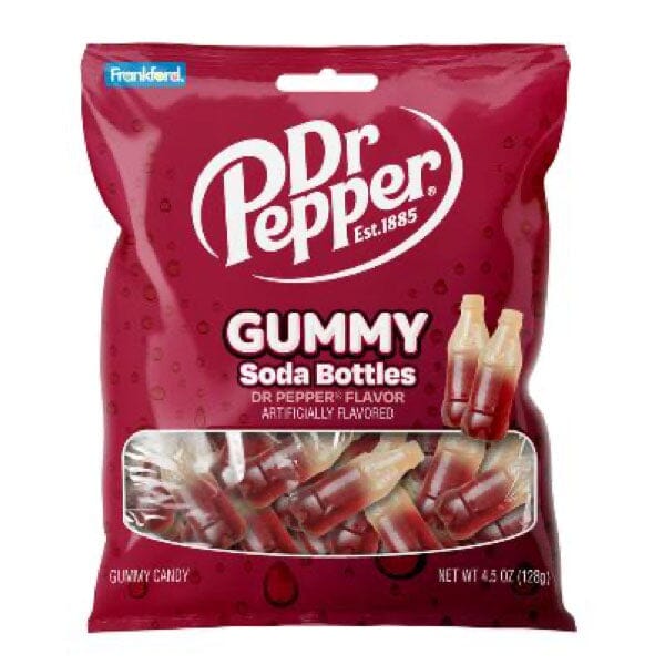 Dr Pepper® Gummy Soda Bottle Candy by Frankford (4.5oz) Simple Dr Pepper