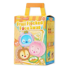MINISO x Disney: Fruit Flocked Face Swap Series Figurine Keychain Blind Box (1pc) Simple MINISO