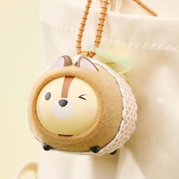 MINISO x Disney: Fruit Flocked Face Swap Series Figurine Keychain Blind Box (1pc) Simple MINISO