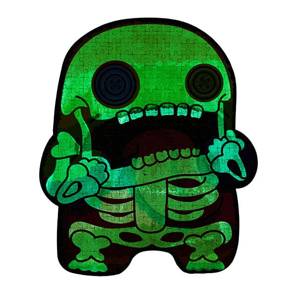 Fuggler X-Ray Glow-In-The-Dark 300 Piece Oogah-Boogah Puzzle Simple Fuggler