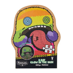 Fuggler X-Ray Glow-In-The-Dark 300 Piece Oogah-Boogah Puzzle Simple Fuggler