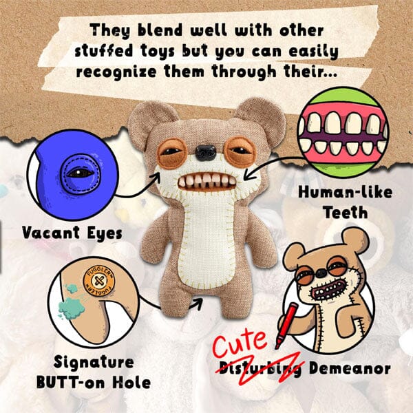 Fugglers Original 9" Plush Toys (1pc) Style Ships Assorted Simple Fugglers
