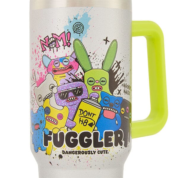 Fuggler 40oz Insulated Stainless Steel Drink Tumbler (1pc) Includes Straw & Charm Simple Fuggler