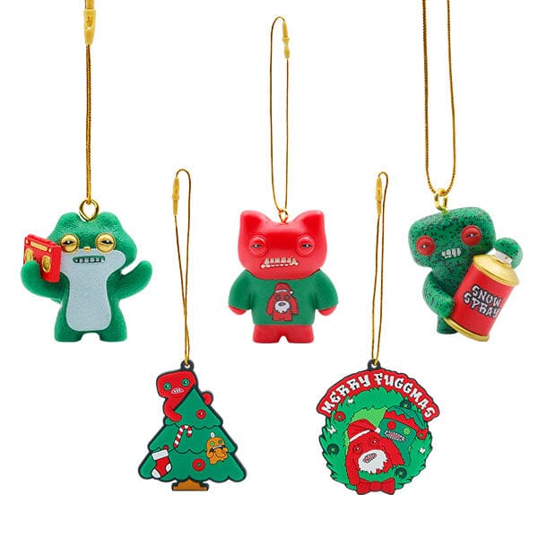 Fuggler Special Festive Edition Holiday Collectible Mini Figure Advent Countdown Calendar (24pc) Simple Fuggler