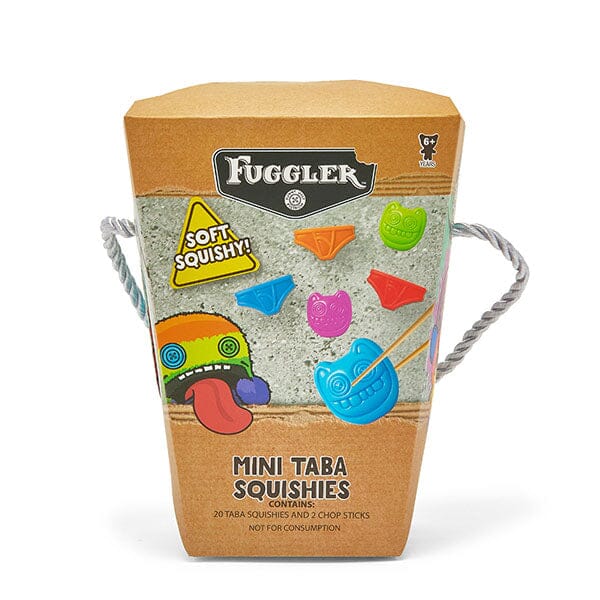 Fuggler Mini Taba Squishy Toys Noodle Box Takeout Container (20pc + Chopsticks) Simple Fuggler