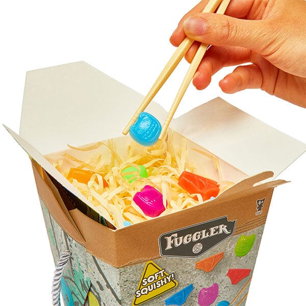 Fuggler Mini Taba Squishy Toys Noodle Box Takeout Container (20pc + Chopsticks) Simple Fuggler