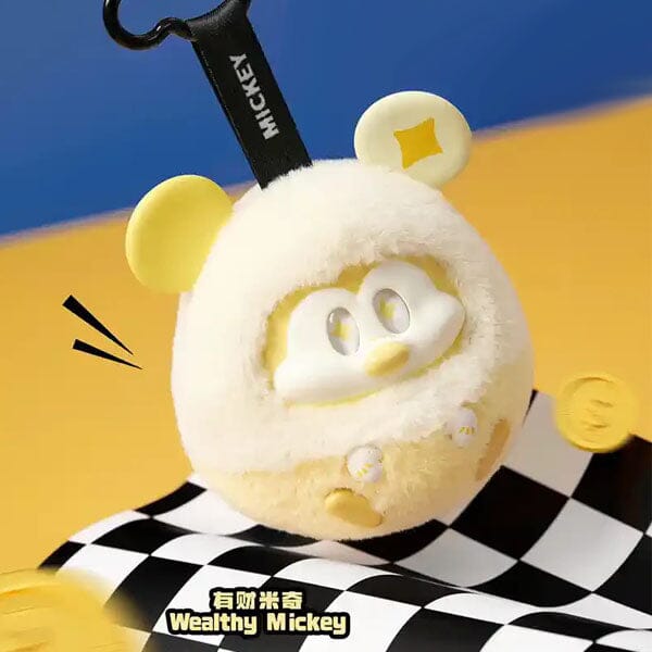 MINISO x Disney: Mickey Mouse "Fun Crash" Series Plush Keychain Blind Box (1pc) Simple MINISO
