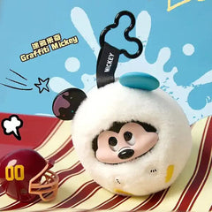 MINISO x Disney: Mickey Mouse "Fun Crash" Series Plush Keychain Blind Box (1pc) Simple MINISO