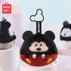 MINISO x Disney: Mickey Mouse "Fun Crash" Series Plush Keychain Blind Box (1pc) Simple MINISO