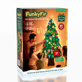 FunkyFir 63" DIY Musical Felt Christmas Tree with Motion-Sensor Lights Simple Exclusive