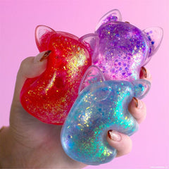 SlimyGloop x Squishmallows Gelli Gels Stress Ball Squishy Fidget Toy (1pc) Color Ships Assorted Simple Squishmallows