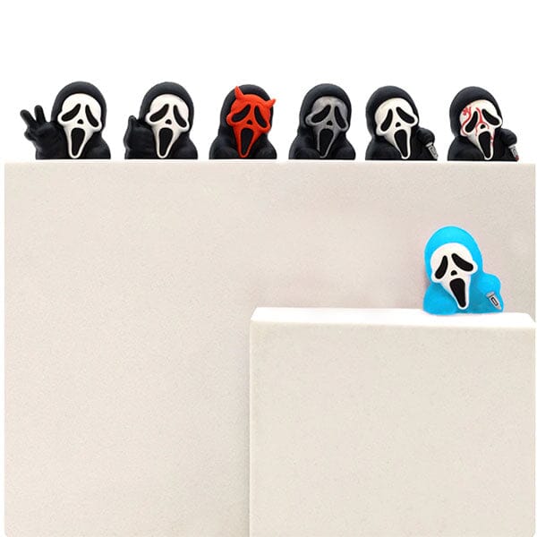 Huggers Scream Horror Ghost Face 2.5" Phone Hugging Figurine Blind Box (1pc) Simple Culturefly