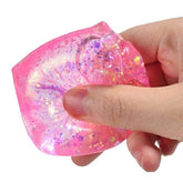 Sugah-Mals Glitter Sugar Cube Stress Ball Squishy Fidget Toy (1pc) Color Ships Assorted Simple Sugah-Mals