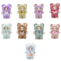 Nommi Goodnight Bear 400% Series Giant 14" Kawaii Plush Doll Blind Box (1pc) Simple Nommi