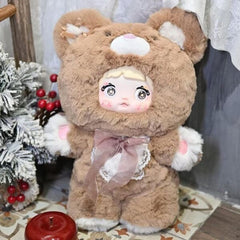 Nommi Goodnight Bear 400% Series Giant 14" Kawaii Plush Doll Blind Box (1pc) Simple Nommi