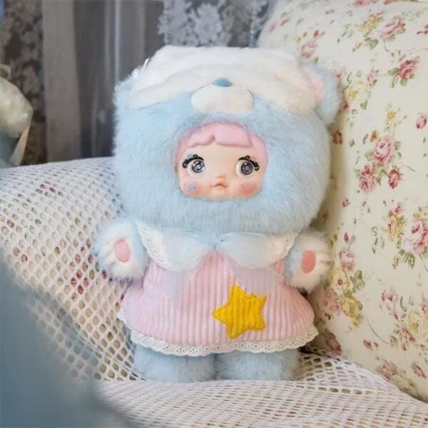 Nommi Goodnight Bear 400% Series Giant 14" Kawaii Plush Doll Blind Box (1pc) Simple Nommi