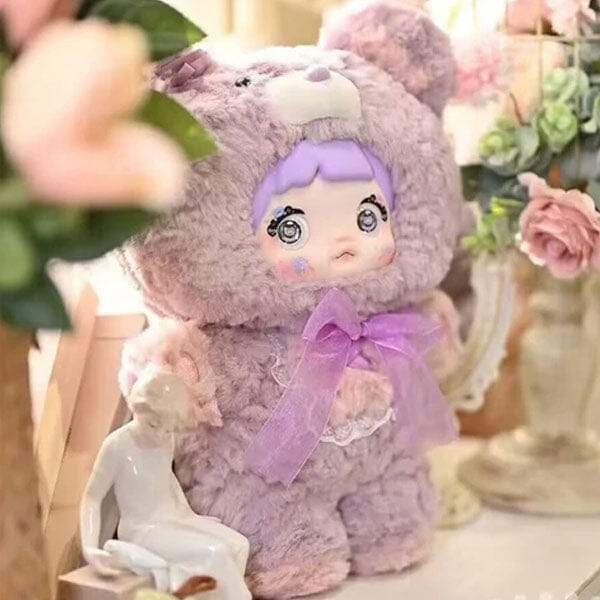 Nommi Goodnight Bear 400% Series Giant 14" Kawaii Plush Doll Blind Box (1pc) Simple Nommi