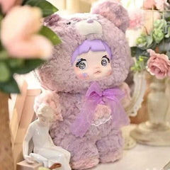 Nommi Goodnight Bear 400% Series Giant 14" Kawaii Plush Doll Blind Box (1pc) Simple Nommi