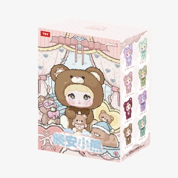 Nommi Goodnight Bear 400% Series Giant 14" Kawaii Plush Doll Blind Box (1pc) Simple Nommi