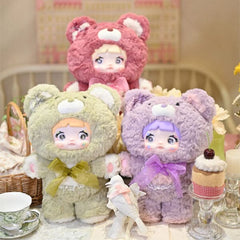 Nommi Goodnight Bear 400% Series Giant 14" Kawaii Plush Doll Blind Box (1pc) Simple Nommi