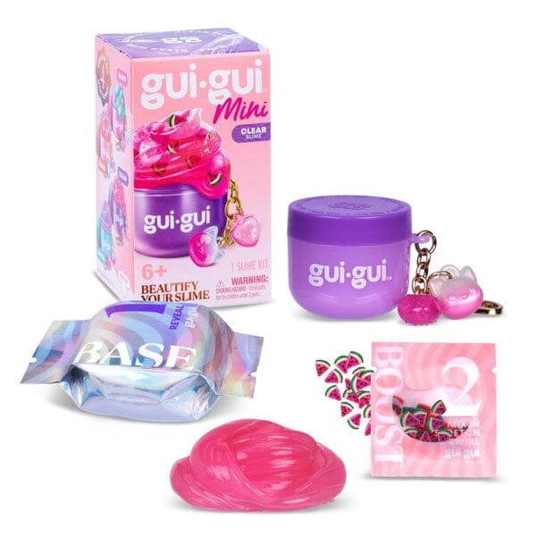 Gui Gui DIY Mini Beautified Slime Kit Keychain (1 Jar) Style Ships Assorted Simple Gui Gui