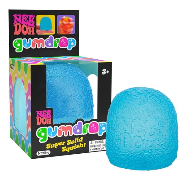 Nee Doh Gumdrop Textured Squishy Fidget Stress Ball (1pc) Assorted Colors Simple Nee Doh