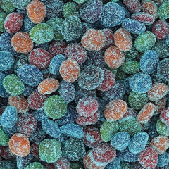 GushYums Mega Sour Blue Raspberry Blasts Gushing Gummy Candy (2.4oz) Simple GummiYums