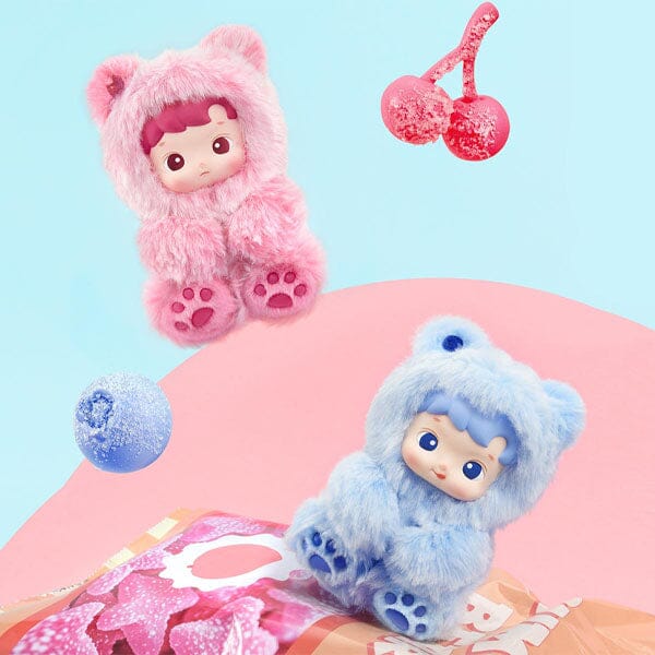 Pop Mart x HACIPUPU: Gummy Bear Series Plush Pendant Keychain Blind Box (1pc) Simple Pop Mart