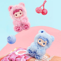 Pop Mart x HACIPUPU: Gummy Bear Series Plush Pendant Keychain Blind Box (1pc) Simple Pop Mart