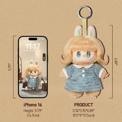 Pop Mart x THE MONSTERS: Hair Salon Series Plush Keyring Figurine Blind Box (1pc) Simple Pop Mart