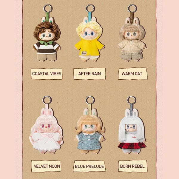 Pop Mart x THE MONSTERS: Hair Salon Series Plush Keyring Figurine Blind Box (1pc) Simple Pop Mart