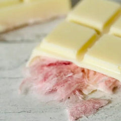 Hairy Angel White Chocolate Angel Hair Bar Filled with Pomegranate Turkish Floss Halva (50g) Simple Exclusive