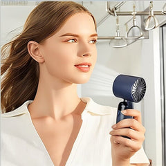 Cool Chill Fan with Ice Plate Blue Simple Cool Chill