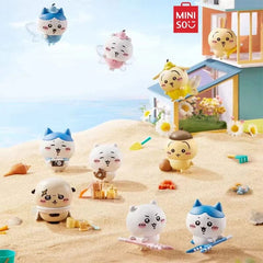 MINISO x Chiikawa: Happy Partner Series Collectible Figurine Blind Box (1pc) Simple MINISO