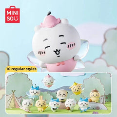MINISO x Chiikawa: Happy Partner Series Collectible Figurine Blind Box (1pc) Simple MINISO