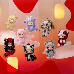 Pop Mart Have A Good Run Series Collectible Plush Pendant Blind Box (1pc) Simple Pop Mart