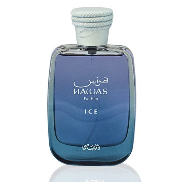 Rasasi Hawas Ice Eau de Parfum Men's Cologne Spray Bottle (100mL) Simple Rasasi